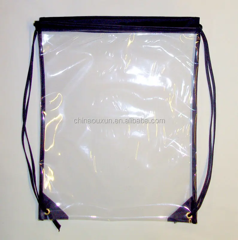 Factory Direct See Through Drawstring Bag Factory Direct See Through Drawstring Bag