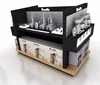 timber display stand for coffee machine