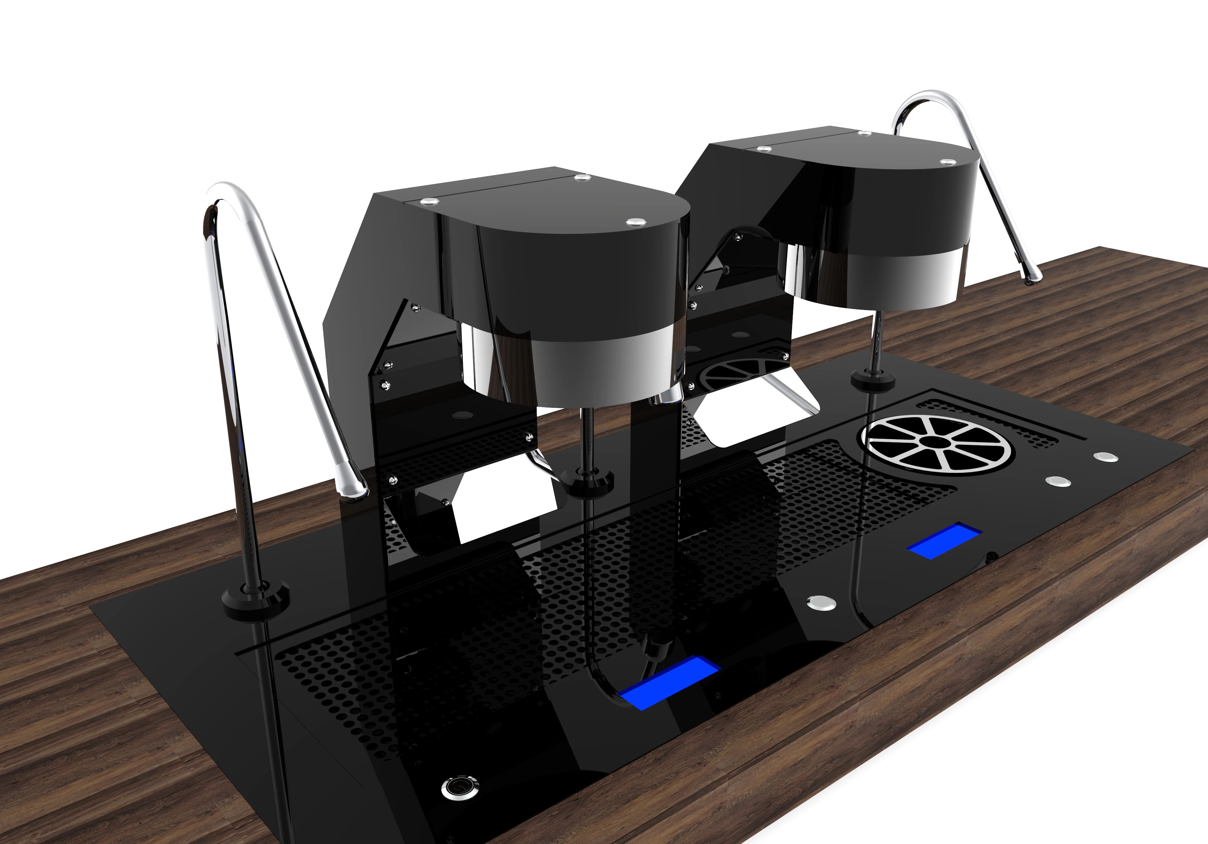 Semiautomatic Commercial Cappuccino Hot Water Coffee Machine Espresso