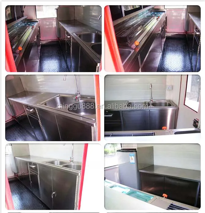 2015China Mobile Food Carts for sale, Fast Food Kiosk, Food trolley For Sale Ice Cream