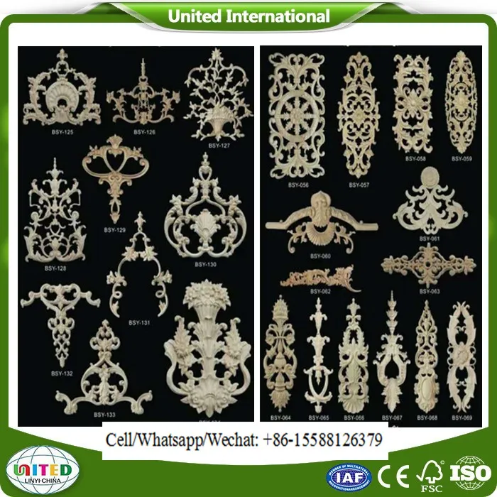furniture Wood appliques hand carved wood appliques