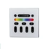 High Voltage 80*80*39mm 100~240VAC 2.4G RF RGBW Wall Mounted Touch Panel Remote