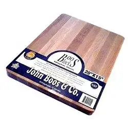 John Boos & Company 20" x 15" x 1.25" Reversible Wooden Cutting Board (13-0346) Category: Cutting Boards