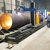 1600 mm CNC Pipe Plasma Flame Cutting Beveling Machine With Roller Bed