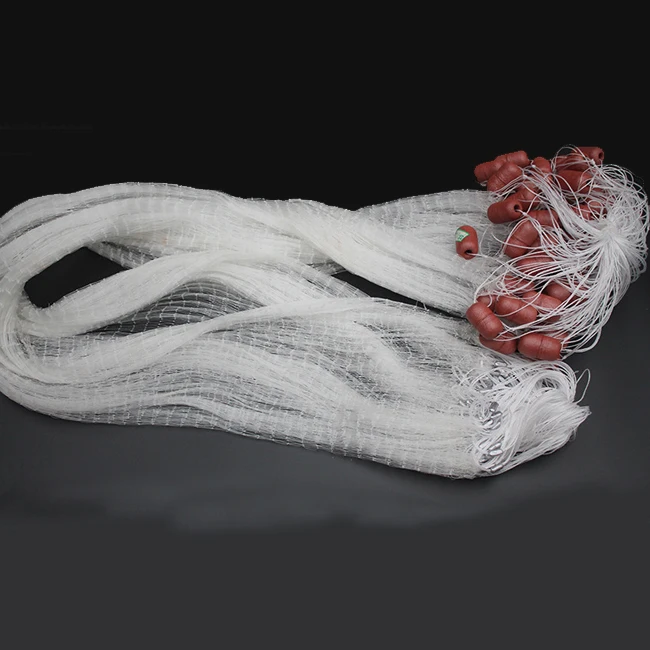 White Commercial Fishing Net Nylon Gill Netting Handmade Buy High
