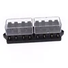 8 Way Fuse Box Block Fuse Holder Box Car Vehicle Circuit Automotive Blade 12V Car Fuse Accessory Tool
