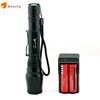 Zoomable 1600 Lumen Focus XM-L T6 LED Flashlight Torch Zoom Lamp Light rechargeable flashlight