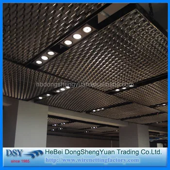 Curtain Wall Decoration Wire Mesh And Staniless Steel Expanded Metal Mesh Ceiling Buy Expanded Metal Wire Mesh Decorative Ceiling Wall For Banquet