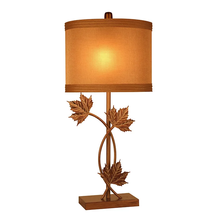 New product Classic Decorate Iron Metal Tree Leaf Table Lamp/Modern  Bed Side table lamp/metal leaf table lamp