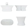 bath and toilet equipments hydrotherapy bath alibaba china old man 60 inch freestanding cast iron enameled hot tub picture