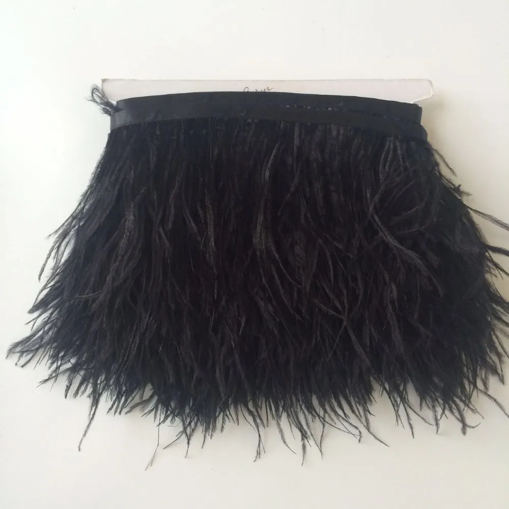 Wholesale 1015cm Black Ostrich Feather Trim For Sale Cheap Buy