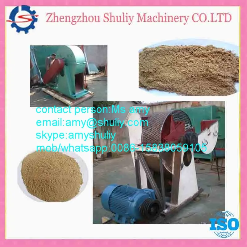 Small Waste Paper Crushing Machine Roll Crusher Defibrator Hard Wood