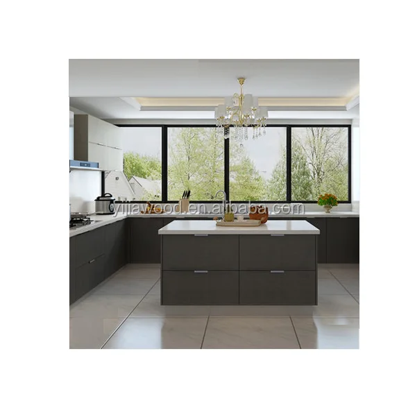 Egger Kitchen Cabinet Korea Style Modern Design Ready Made Mdf