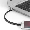 Type C Leather Bracelet Link Charging Cable Braided Wrist Band USB Sync Data Charger Cord Cable