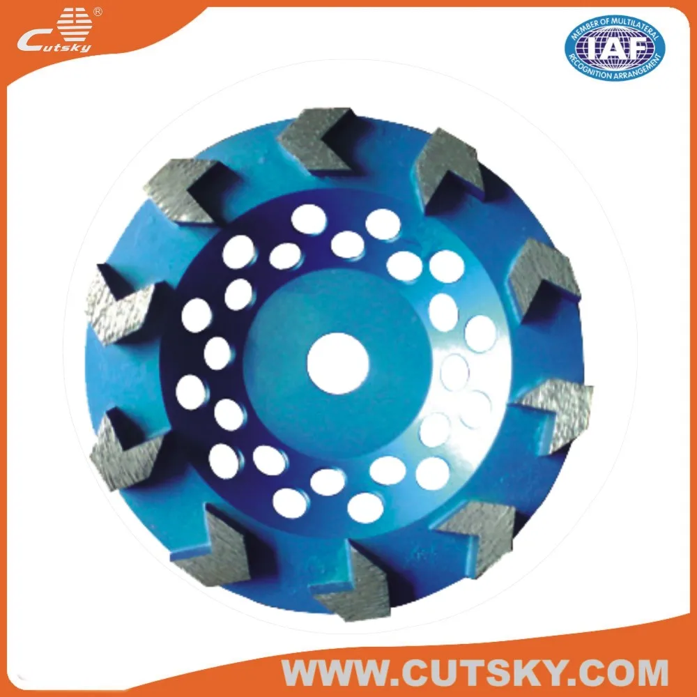 7 Inch Arrow Segment Concrete Grinding Wheel/diamond Grinding Wheel