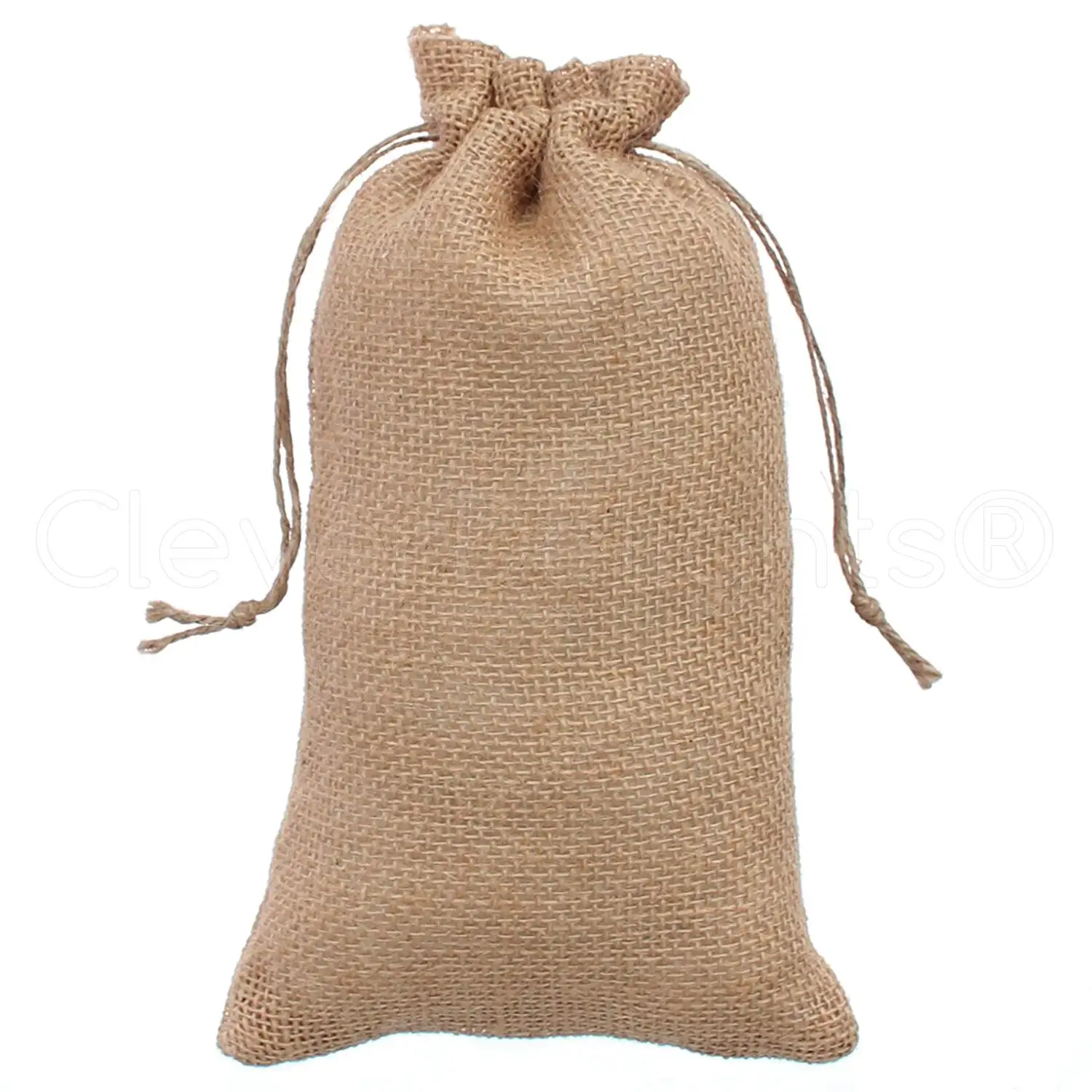 25 Mini Burlap Bags Natural Jute Drawstring 2/" x 3/" Small Sack Favor Bag 2x3