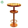 All metal design Durable products Custom style party ktv bar table with under beer rack