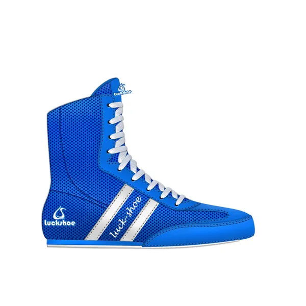 Breathable Custom Boxing Boots Black Wrestling Boots High Top Men's
