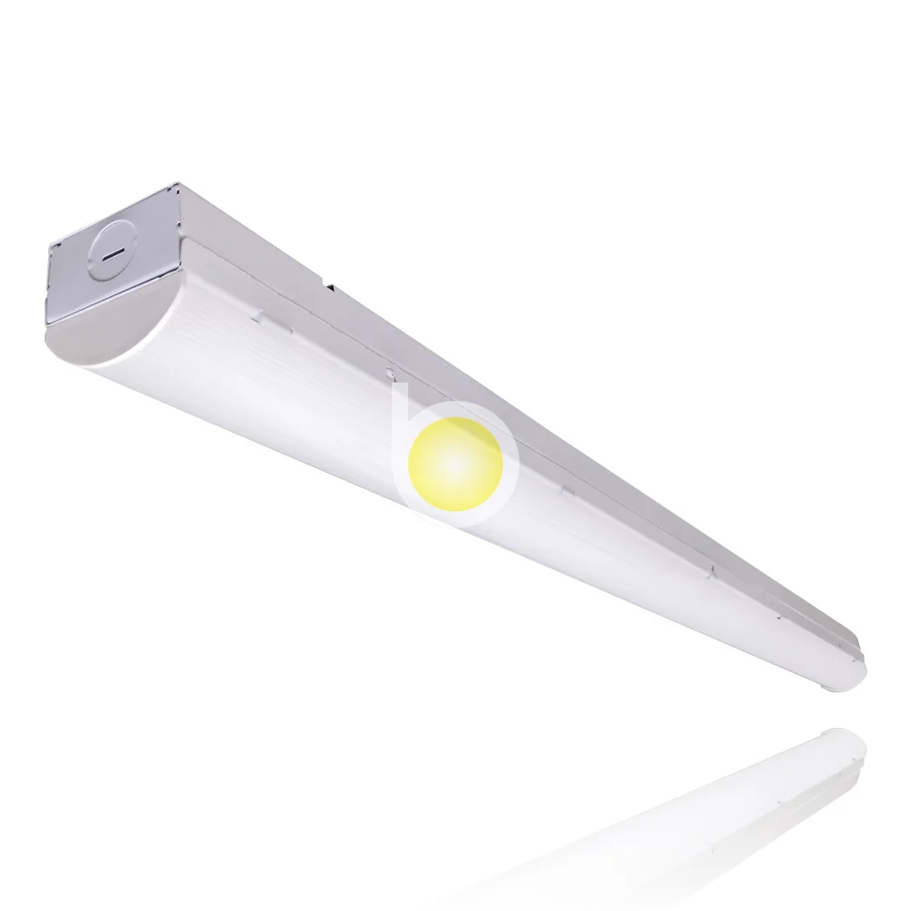 Linkable 2/4/8FT low profile surface mounted Led batten linear striplight fixture with DLC listed