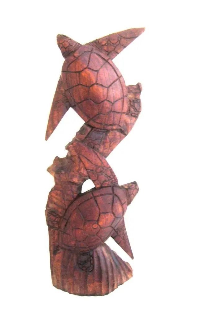 wood turtle figurine