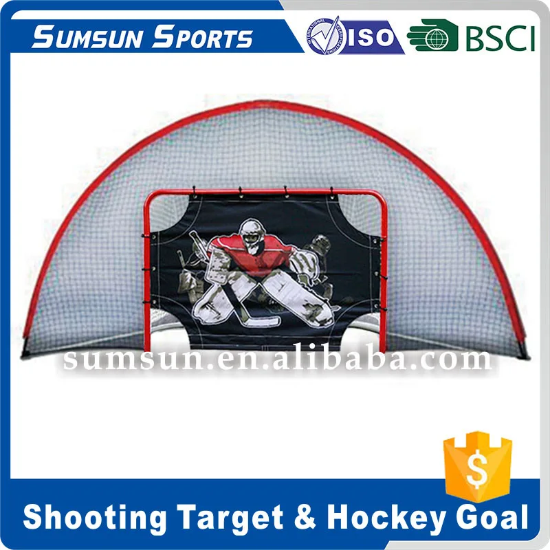 Ice Hockey Backstop Training Rebounder/lacrosse Shot Target Barrier