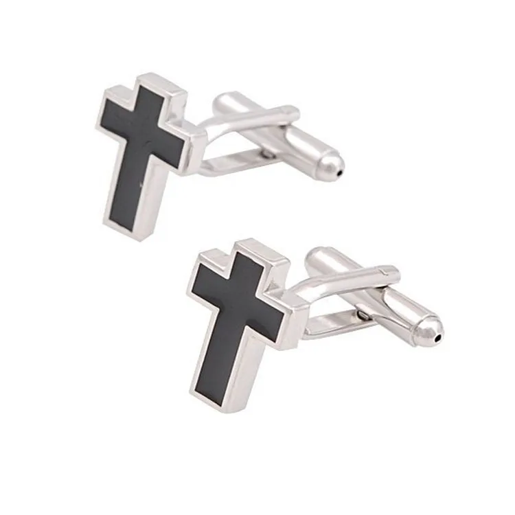 Wholesale Cross Christian Diamond Cufflinks Crucifix Stone Cufflinks ...