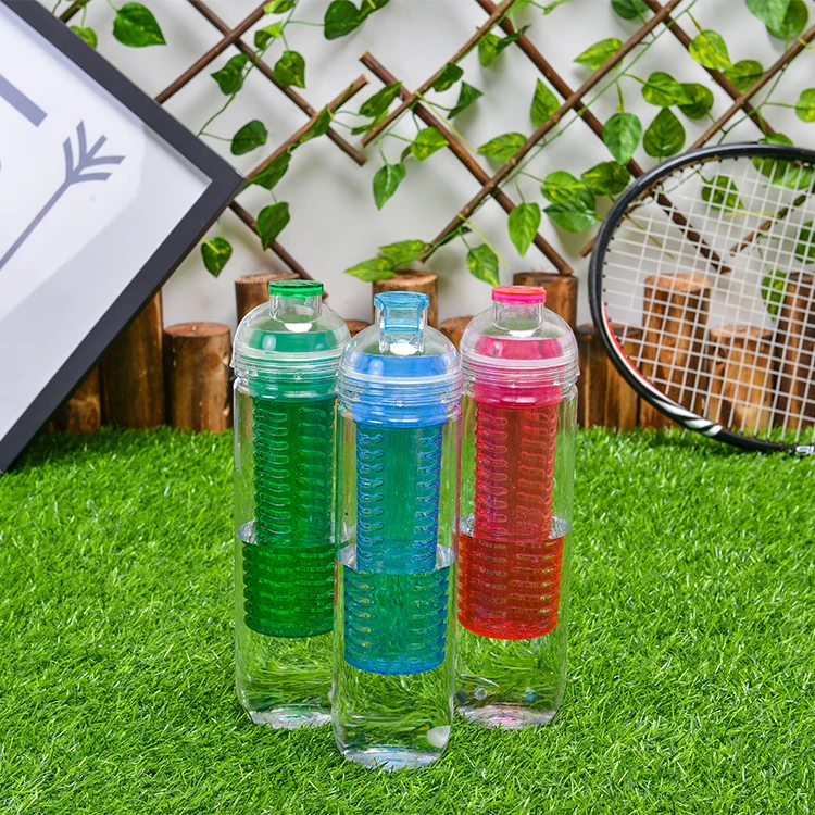 High Quality OEM Fashion BPA Free Fruit Infuser Clear Bottle