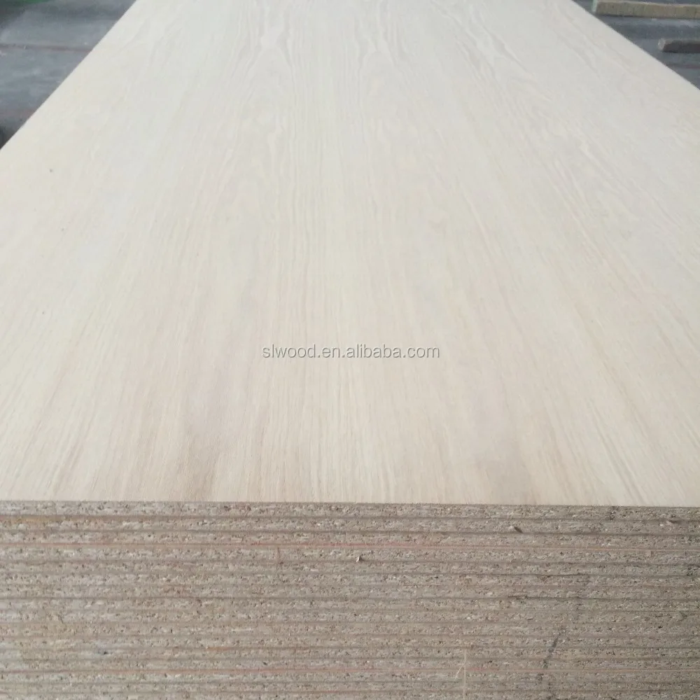 Red Oak Veneer Faced Plywood Osb/ Chipboard/flakeboard - Buy Laminated ...