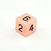 metal dice Metal Swirling Custom metal dice set
