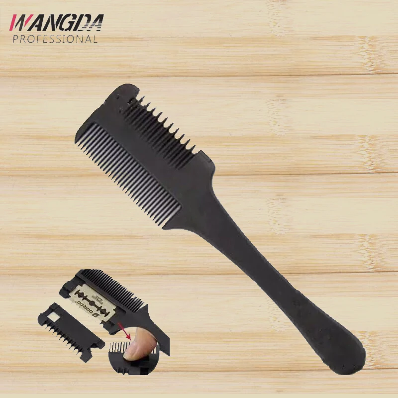 Cheap Double-side Blade Thinning Hair Razor Comb Barber Cutting Tools ...