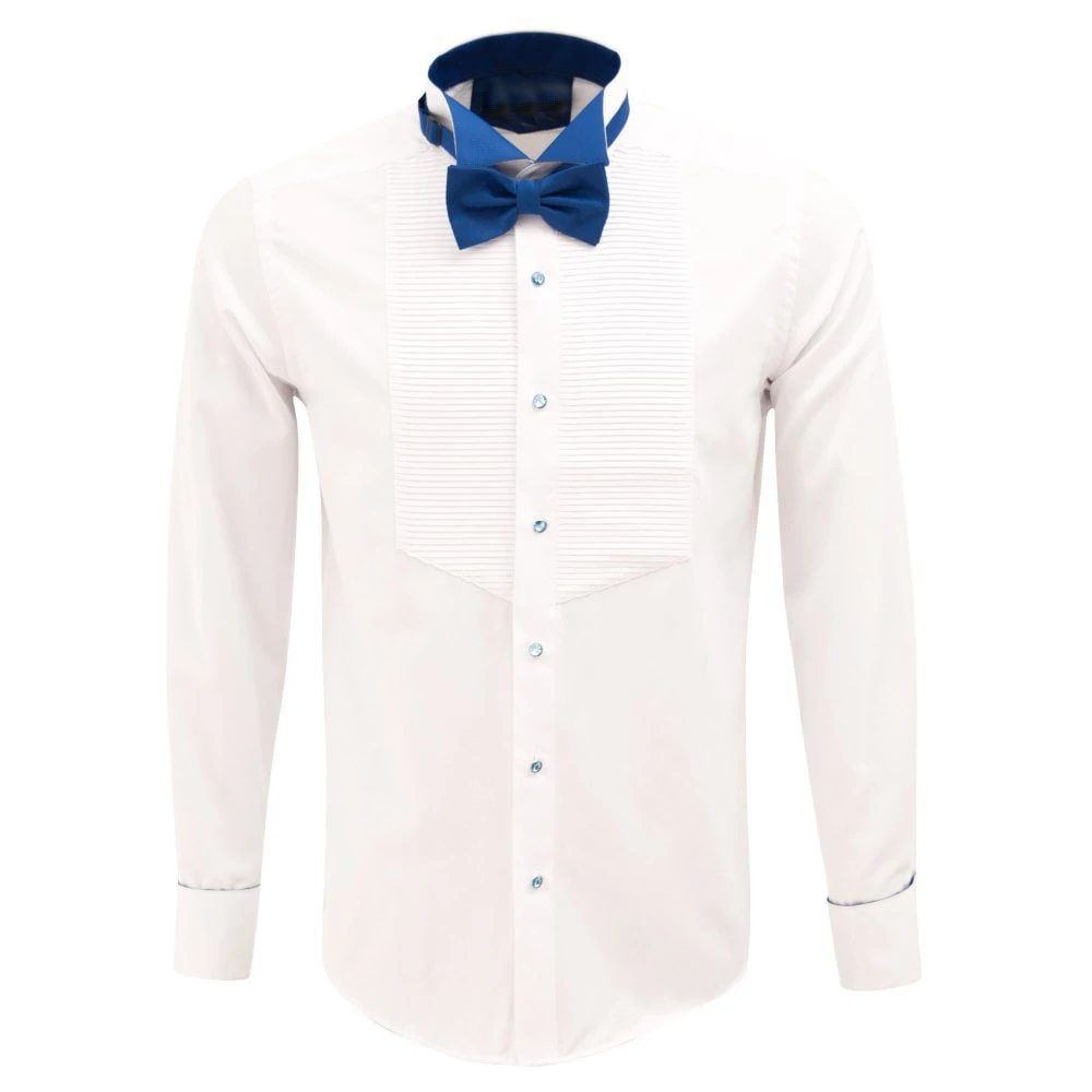 wing collar evening shirt