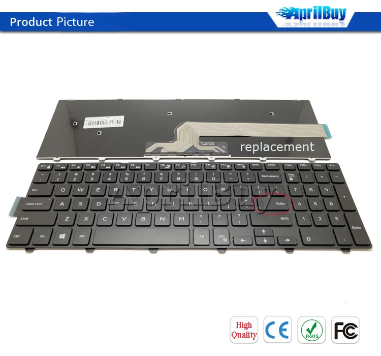 New Black Laptop Keyboard For Dell Inspiron 15 3000 15r 3543 3878 5558 Buy Laptop Keyboard Keyboard Laptop Keyboard For Dell Inspiron 15 3000 15r 3543 3878 5558 Product On Alibaba Com