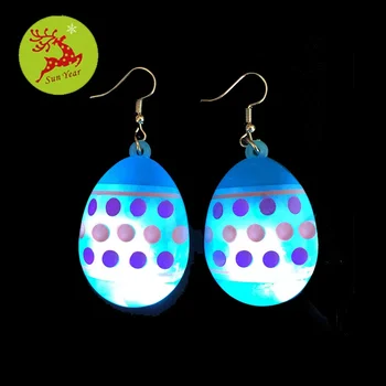 led flashing earrings