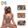 printed high waist panties sexy swimsuit swim wear bikini for women