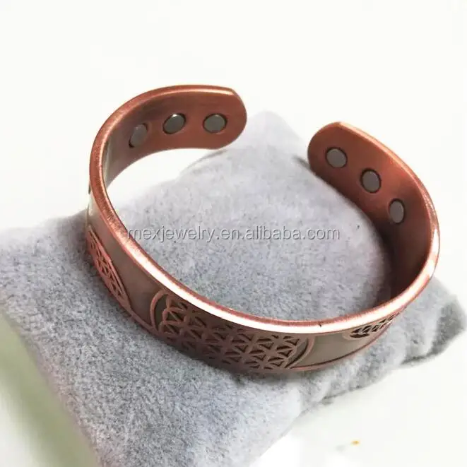 Pure Copper Cuff Heavy Wide Arthritis Health Men