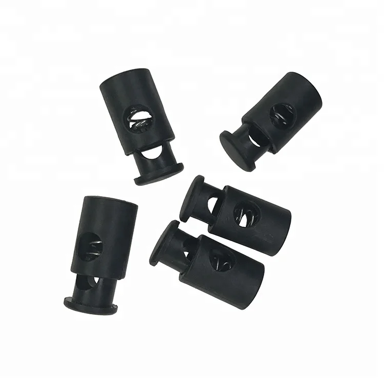 Wholesale Cylinder Black Plastic Cord Lock Rope Stopper For Bags Buy Rope Stopper,Wire Rope