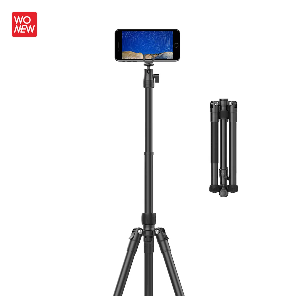 Professional flexible aluminum mini tripod for digital camera or phone