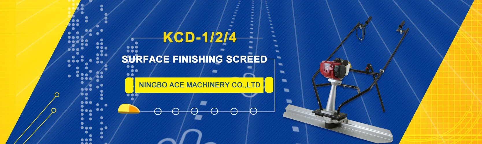 KCD gasoline air-cooled 4-cycle surface finishing screed