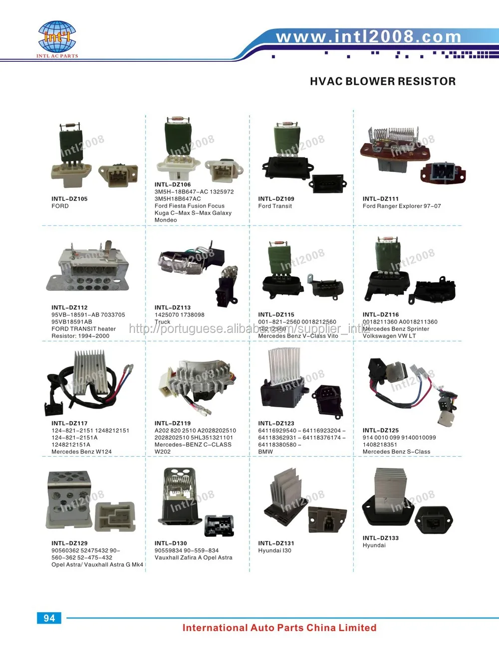 Auto Car Ac Heater For Volvo Heater Motor Fan Blower Resistor High