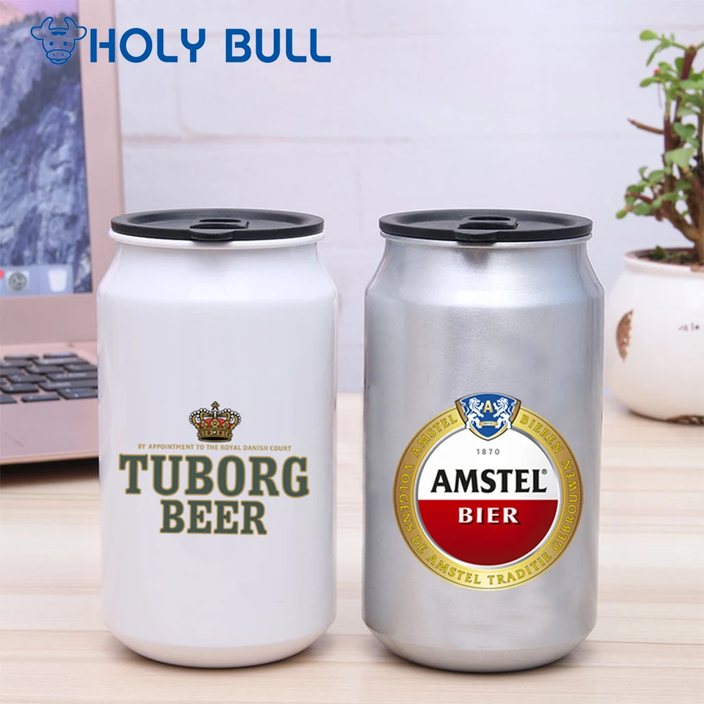 
Walmart approval milk beer aluminum can with lid 