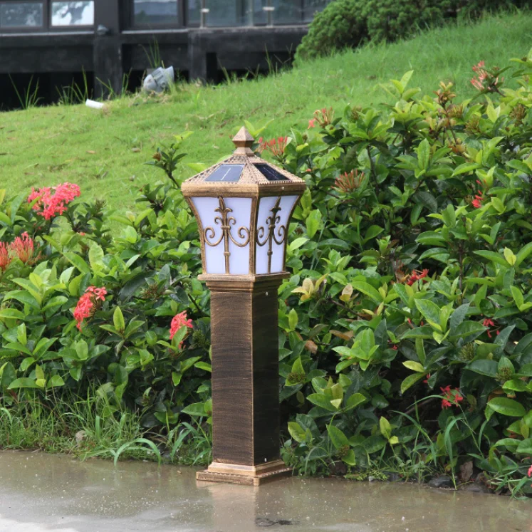 Solar Lawn Lights Landscape Garden Outdoor Fishing Net Column Grass Lights Residential Villa Park Small Street Lights