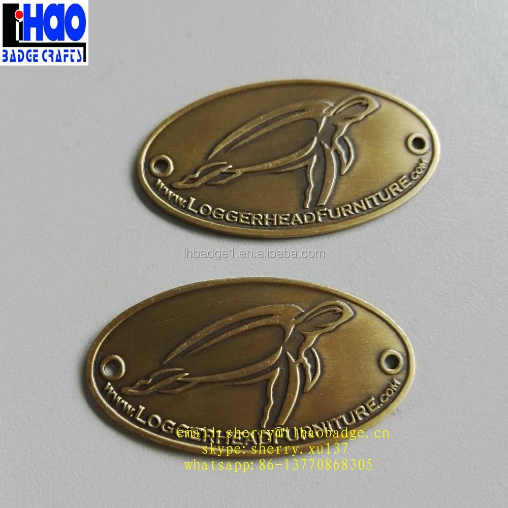 Furniture Badge/metal Logo Badge For Furniture Metal Logo Plate For