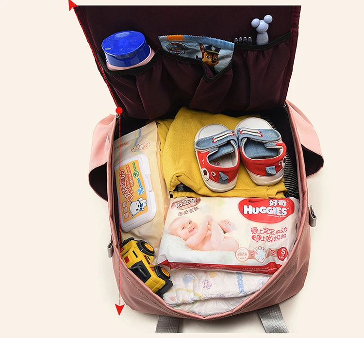 qimiaobaby diaper bolsa backpack