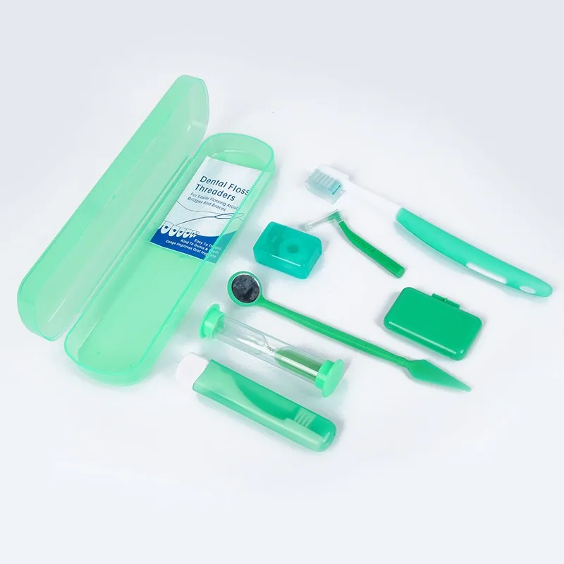 牙科多功能优质防滑双面牙刷假牙牙刷