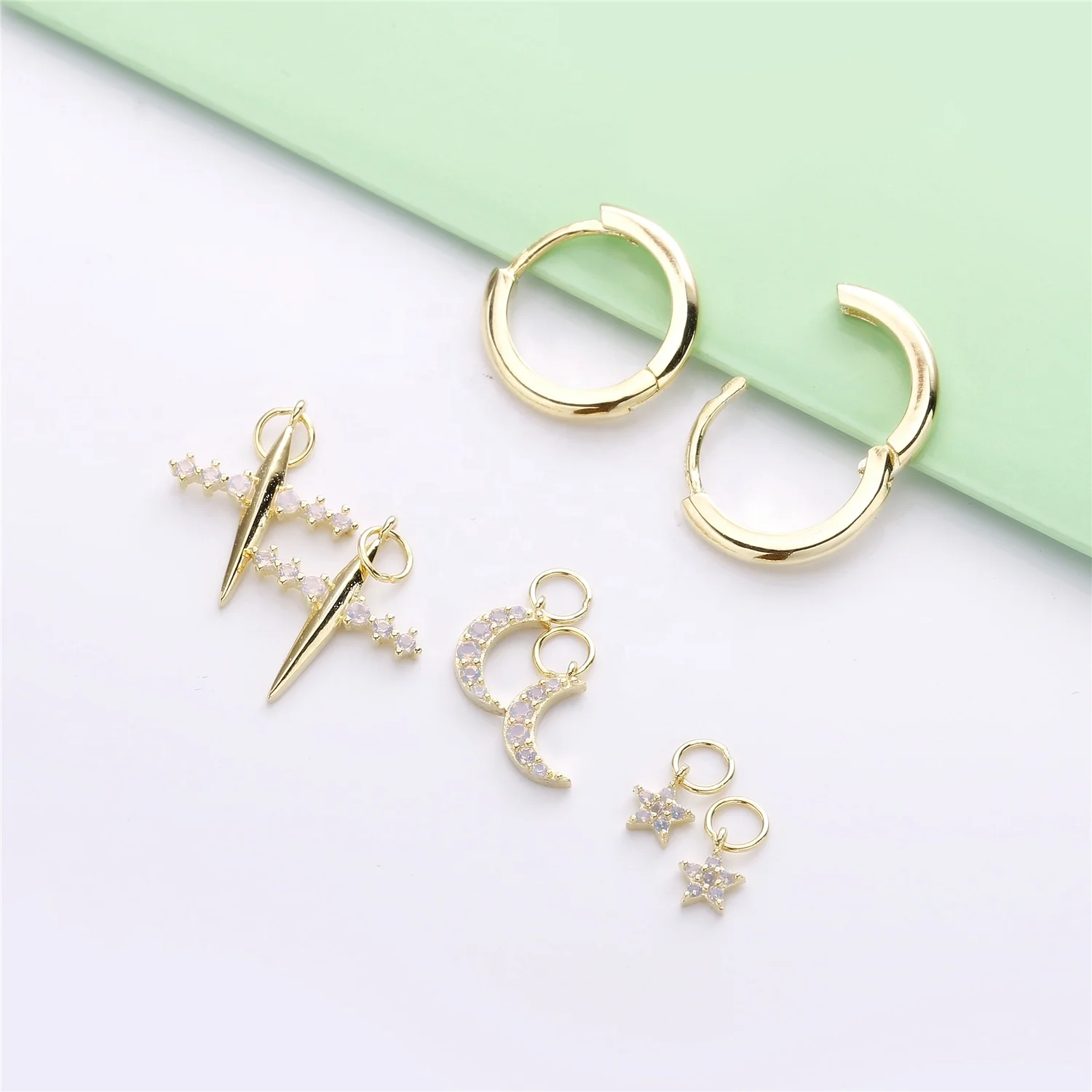Slovehoony Fashion Small Huggies Earring 10mm 925 Silver Jewelry Self
