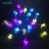 50mm 360 view Multicolour Transparent Ball dmx rgb led pixel ball