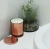 2019 Hot Sale Copper Candle Jar/Double wall plastic Copper Candle Container/Very good Design christmas Candle Holder