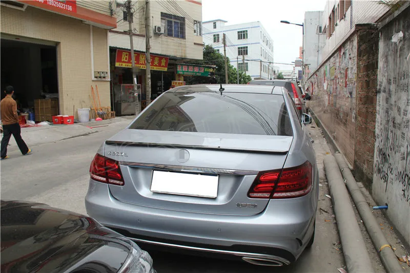W212 Spoiler Carbon Fiber Rear Spoiler for Mercedes E Class W212 Sedan ...