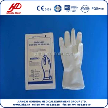 surgical glove size