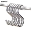 Stainless steel heavy duty metal wall mount multi hook hanger outdoor s kitchen hooks